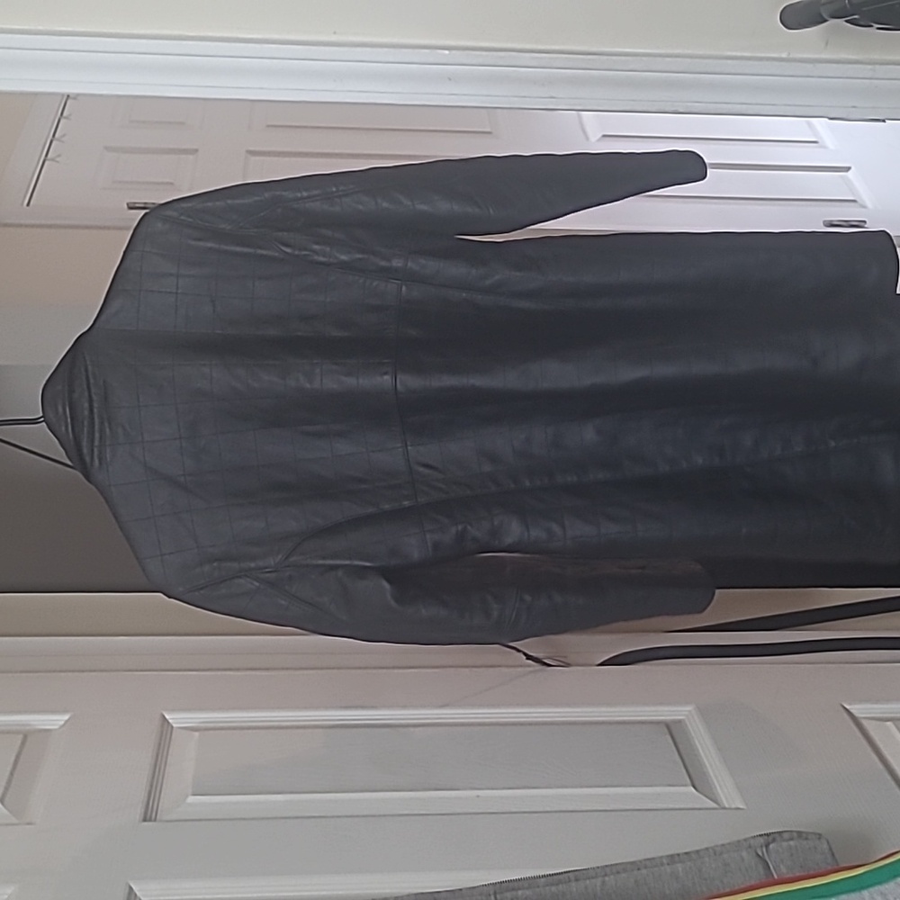 Vintage Brandon Thomas Vintage Quilted Leather Coat - Picture 6 of 6